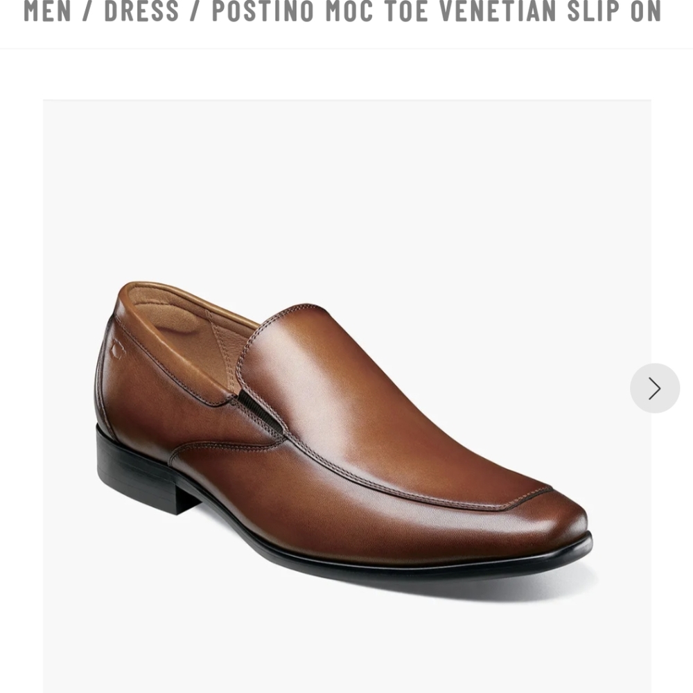 Florsheim Postino Brown Leather 7.5 Loafers